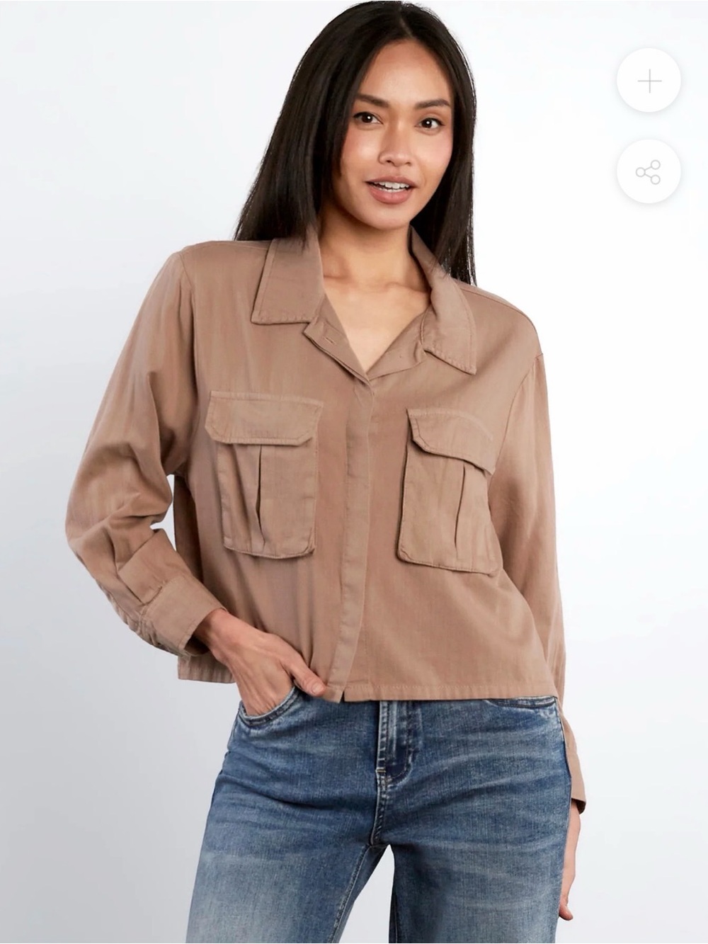 Billy T Patch Pocket Shirt - NWT SM in Stucco - Hello Fall 🎃
